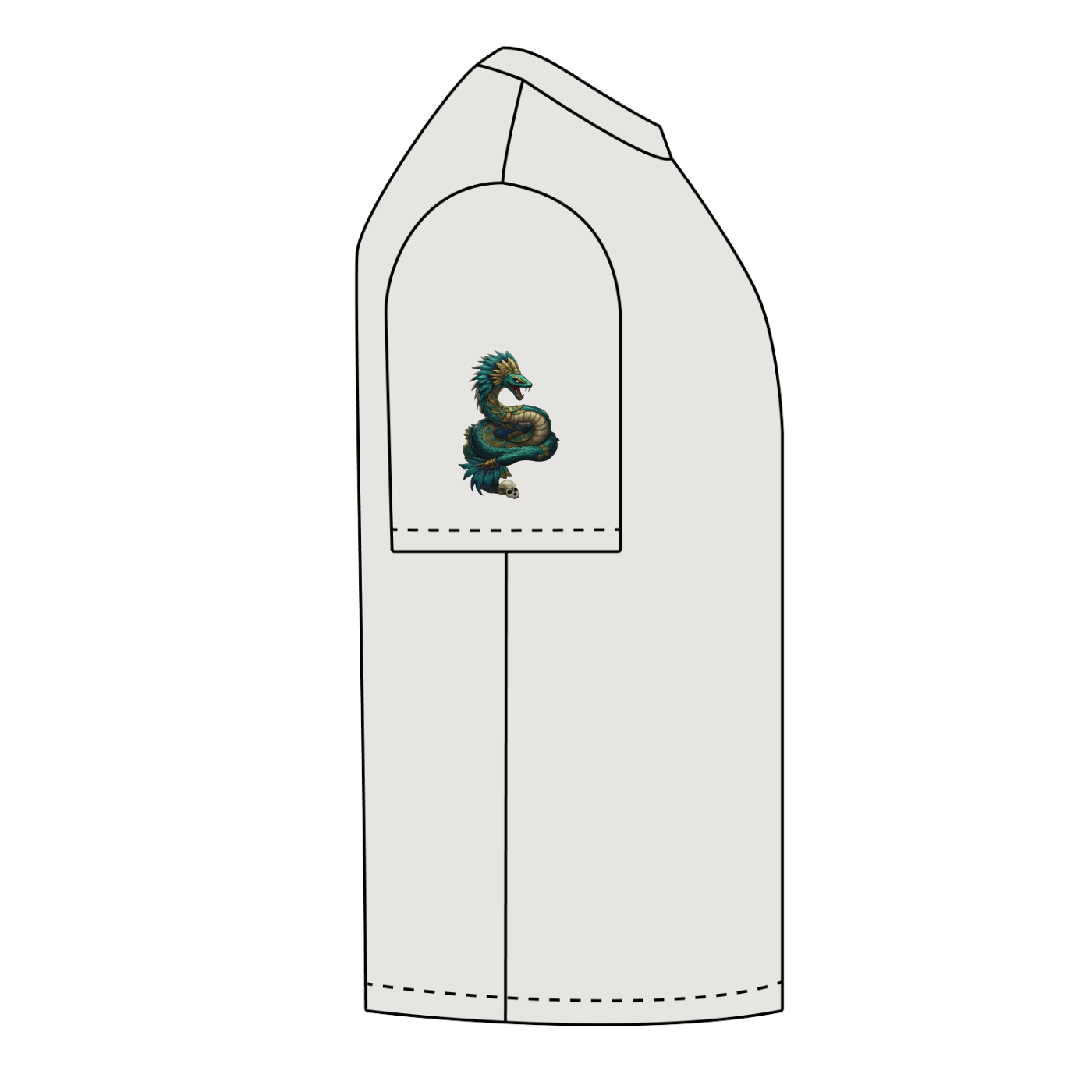 Quetzalcōātl Heavyweight Cotton T-Shirt