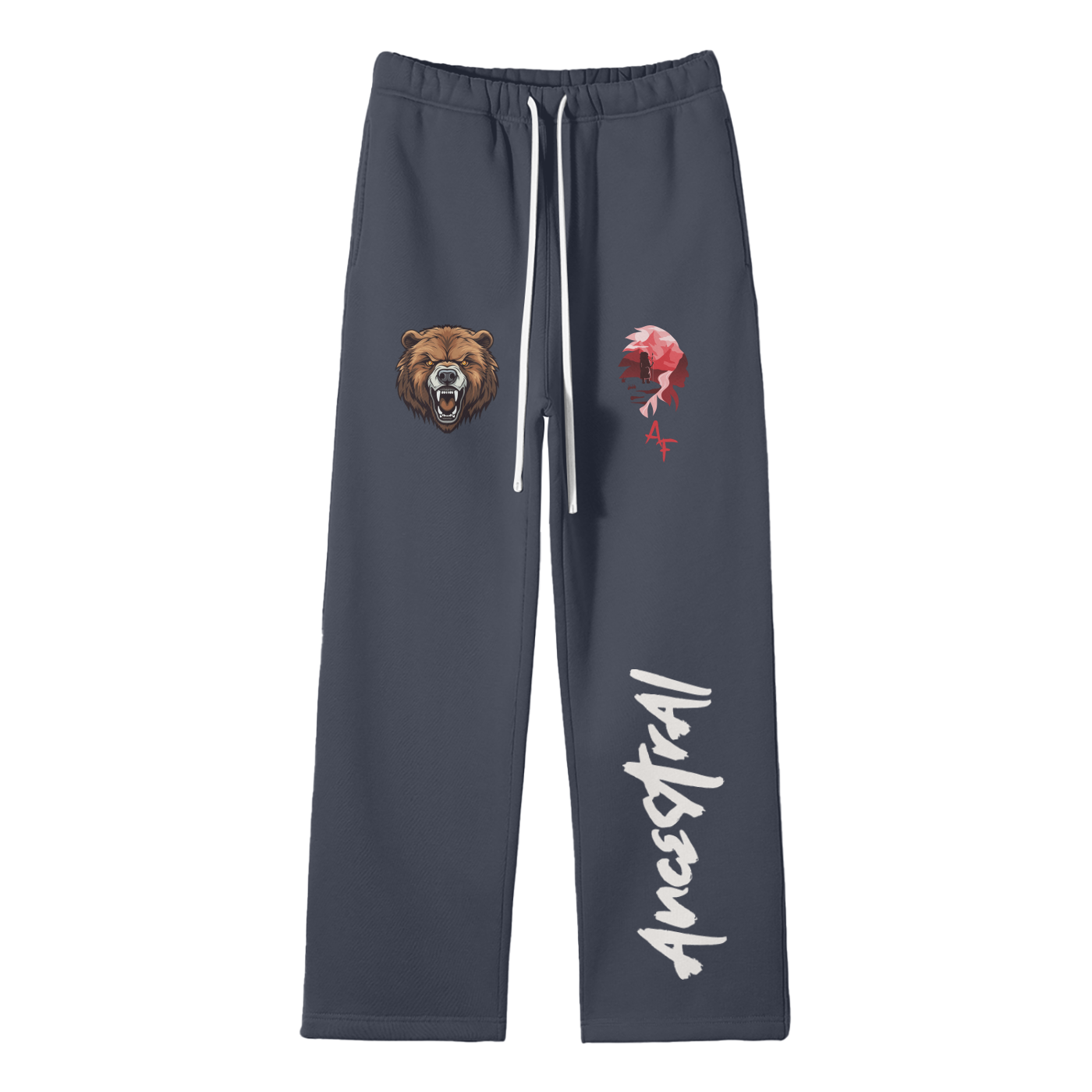 Ancestral Grizzly Solid Color Fleece Straight Leg Pants