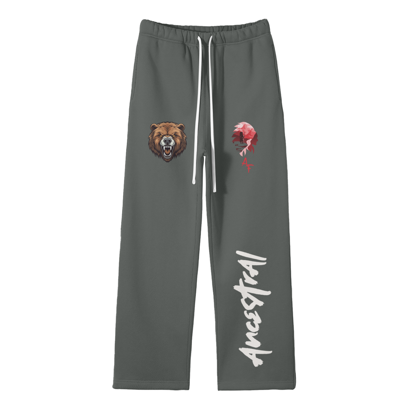 Ancestral Grizzly Solid Color Fleece Straight Leg Pants