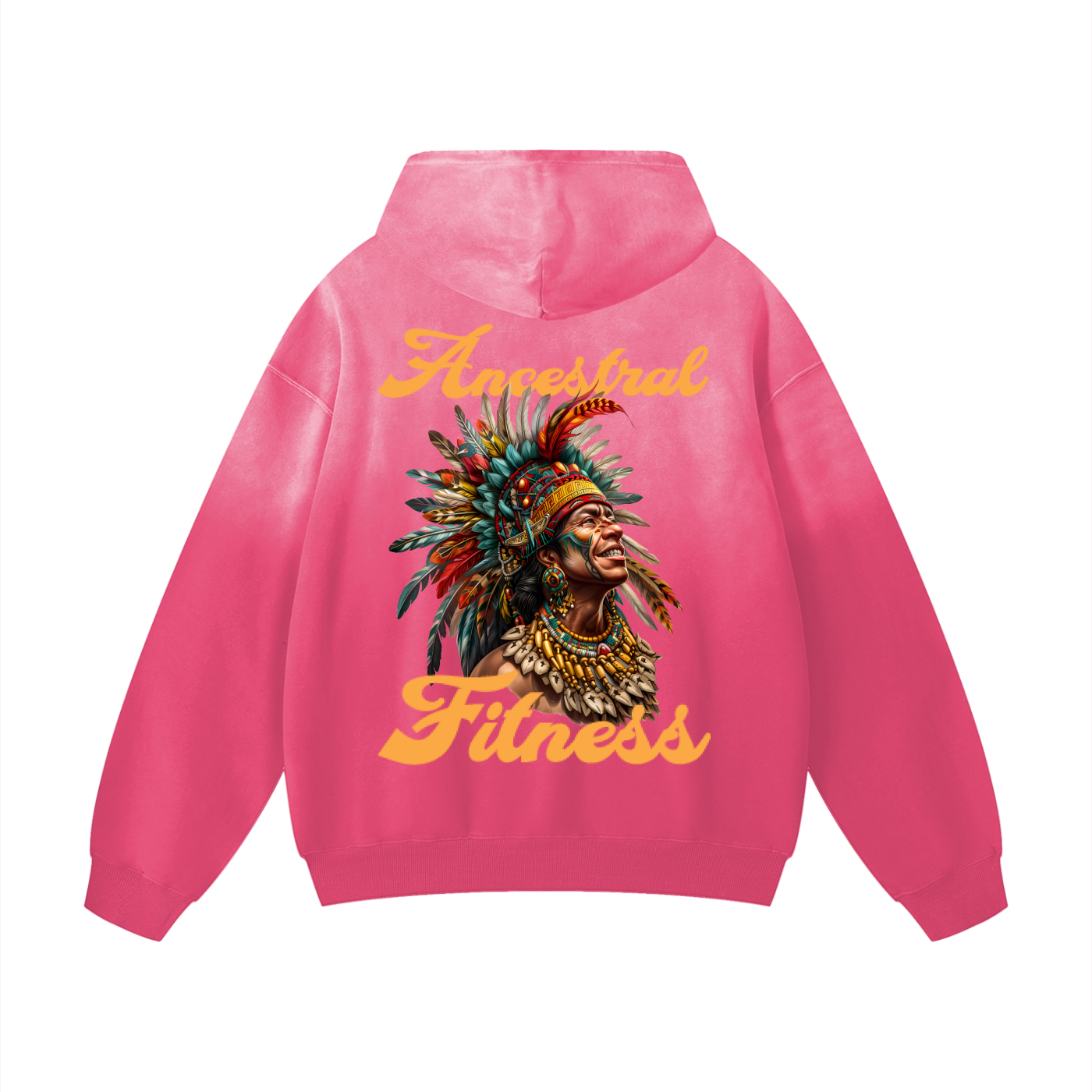 Bright Headdress Heavyweight Sunfade Oversized Hoodie