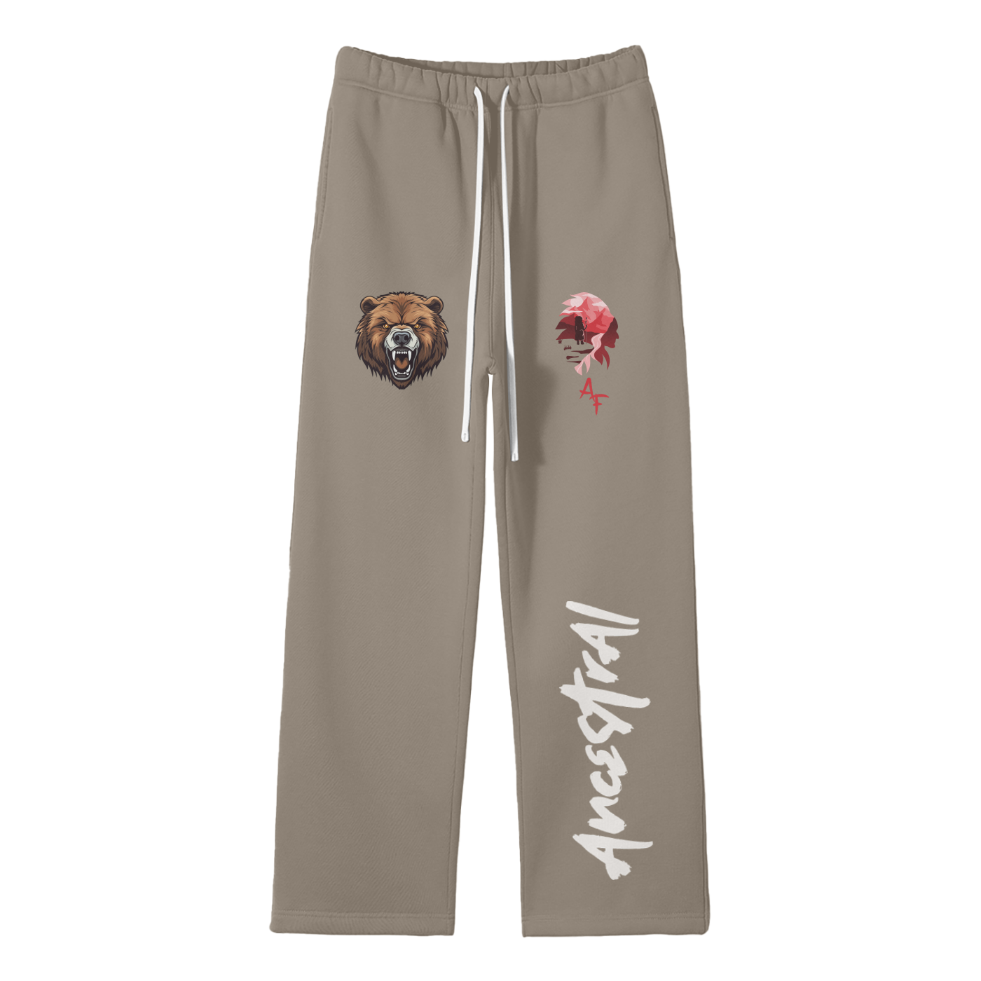 Ancestral Grizzly Solid Color Fleece Straight Leg Pants