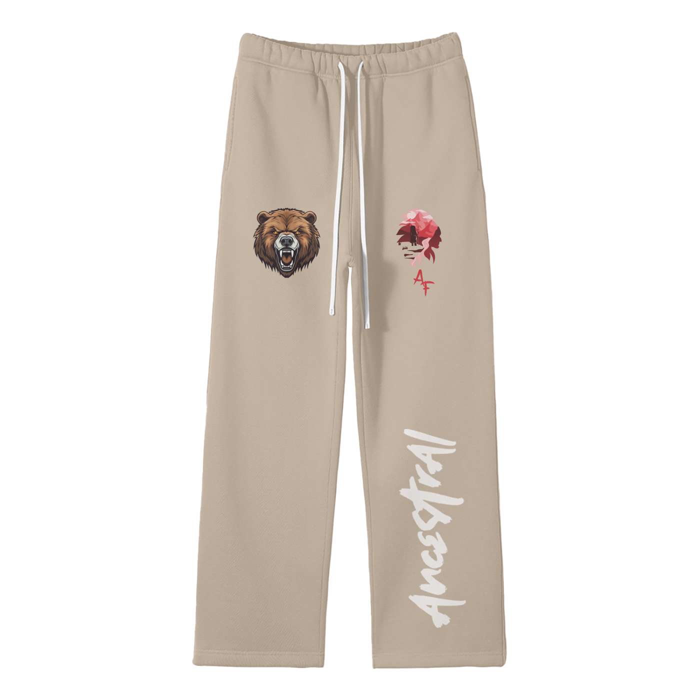 Ancestral Grizzly Solid Color Fleece Straight Leg Pants