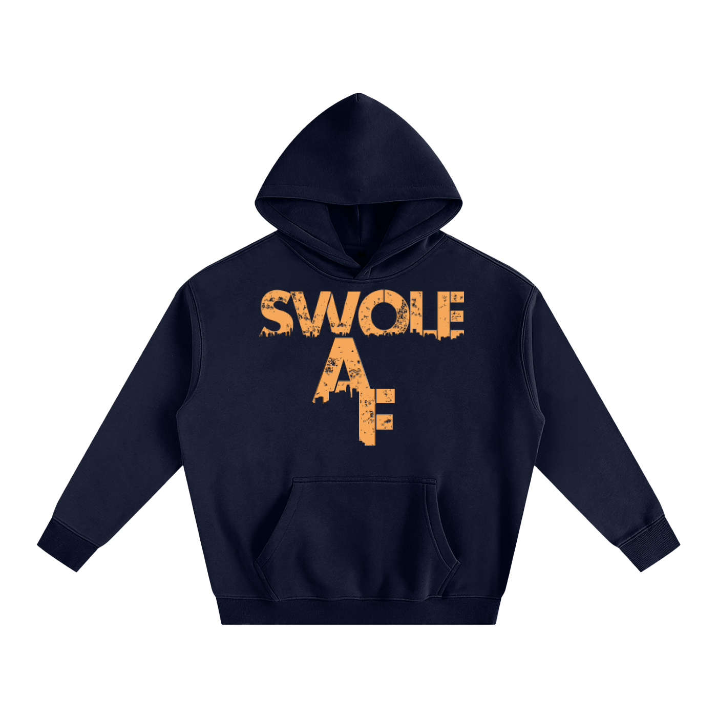 Oversize Fleeced Blk Jaguar Hoodie