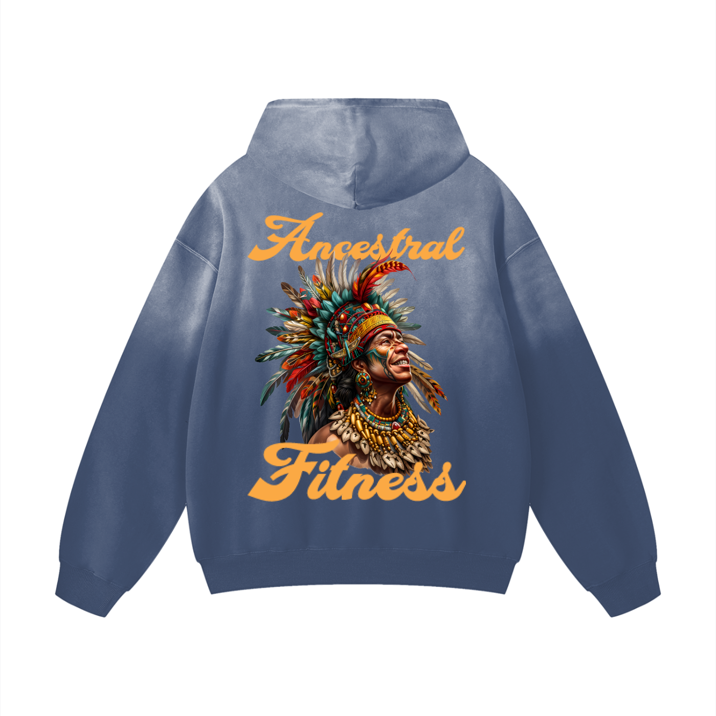 Bright Headdress Heavyweight Sunfade Oversized Hoodie