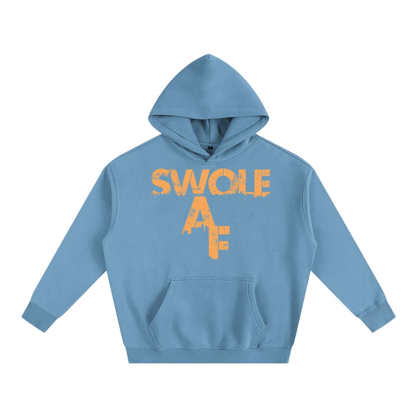 Oversize Fleeced Blk Jaguar Hoodie
