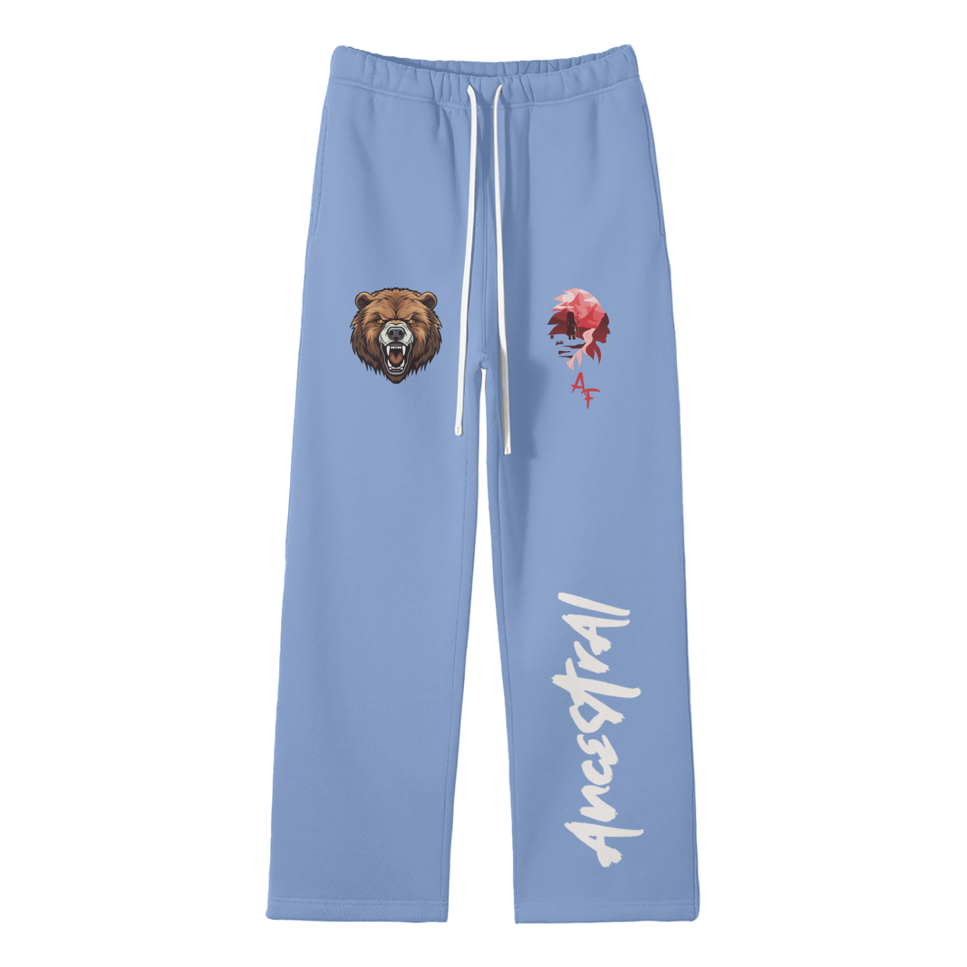 Ancestral Grizzly Solid Color Fleece Straight Leg Pants