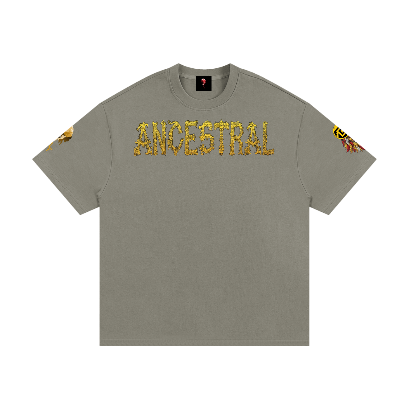 Sangre Mexica Heavyweight Cotton T-Shirt