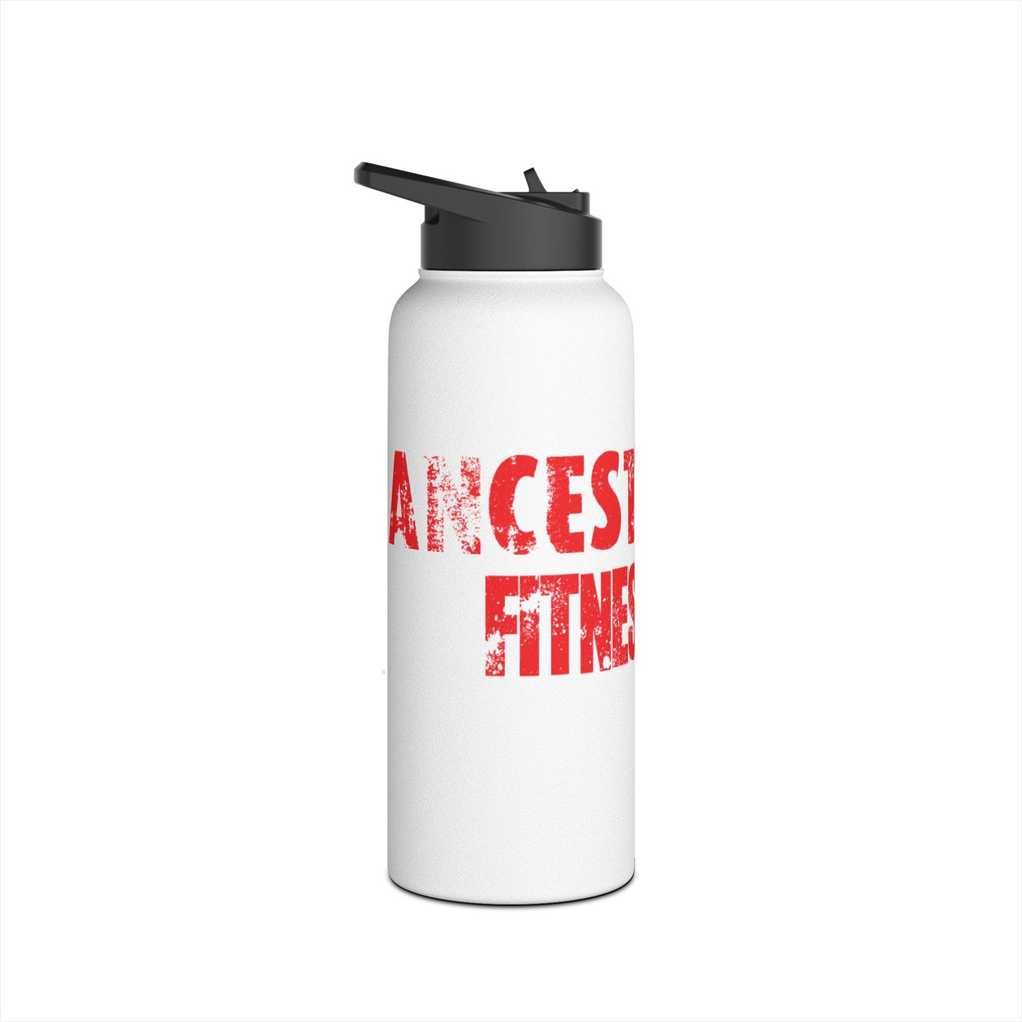 Ancestral Fitness Stainless Steel Water Bottle — White