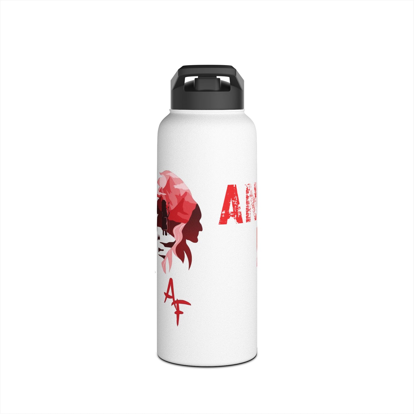 Ancestral Fitness Stainless Steel Water Bottle — White