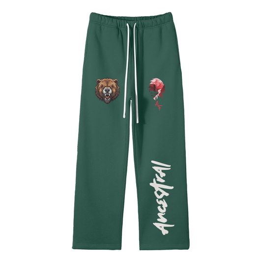 Ancestral Grizzly Solid Color Fleece Straight Leg Pants