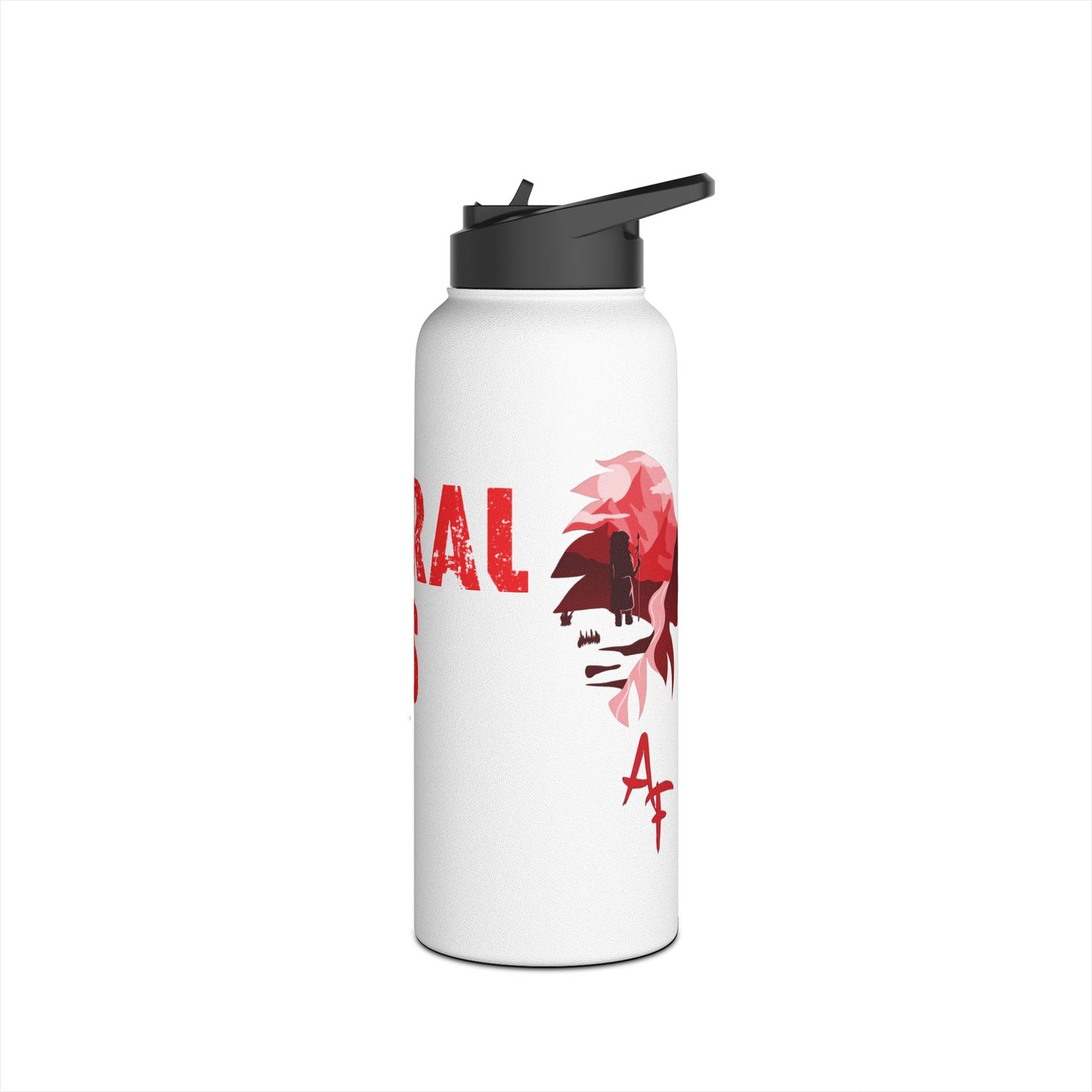 Ancestral Fitness Stainless Steel Water Bottle — White