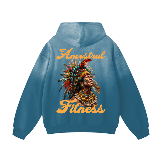 Bright Headdress Heavyweight Sunfade Oversized Hoodie