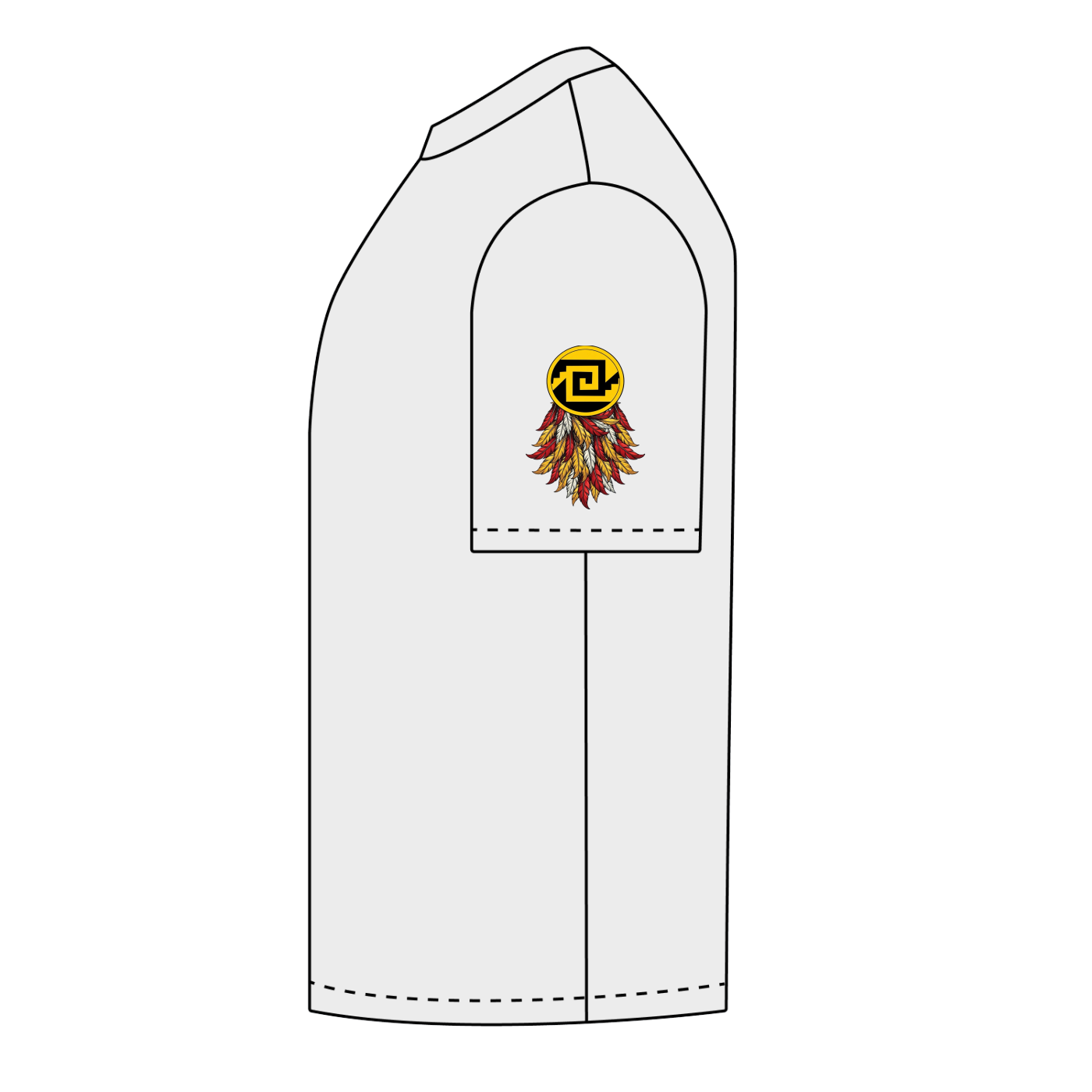 Sangre Mexica Heavyweight Cotton T-Shirt