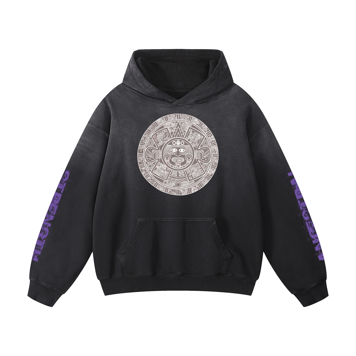 Ancestral Fitness Mictecacíhuatl Sunfade Oversized Heavyweight Hoodie