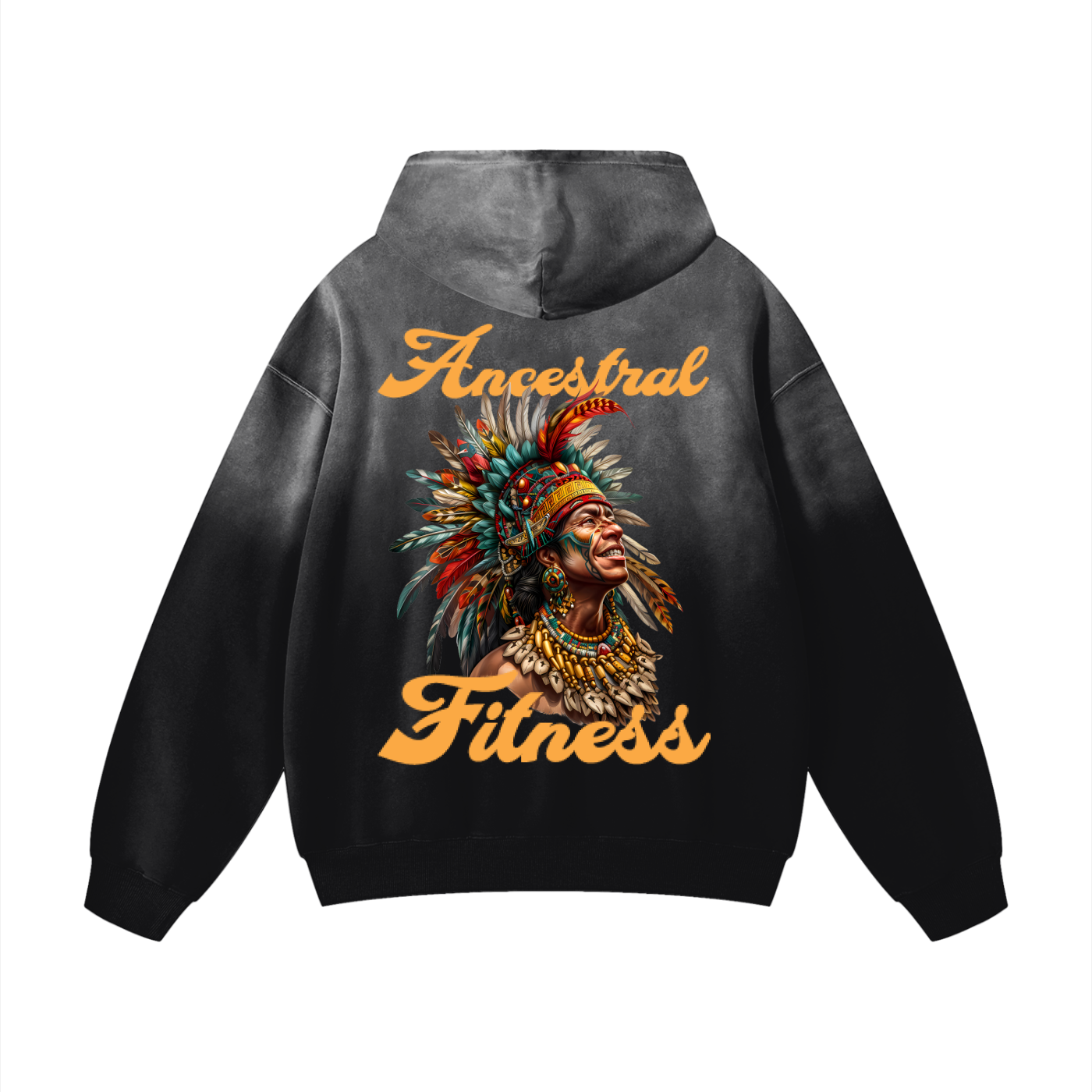 Bright Headdress Heavyweight Sunfade Oversized Hoodie