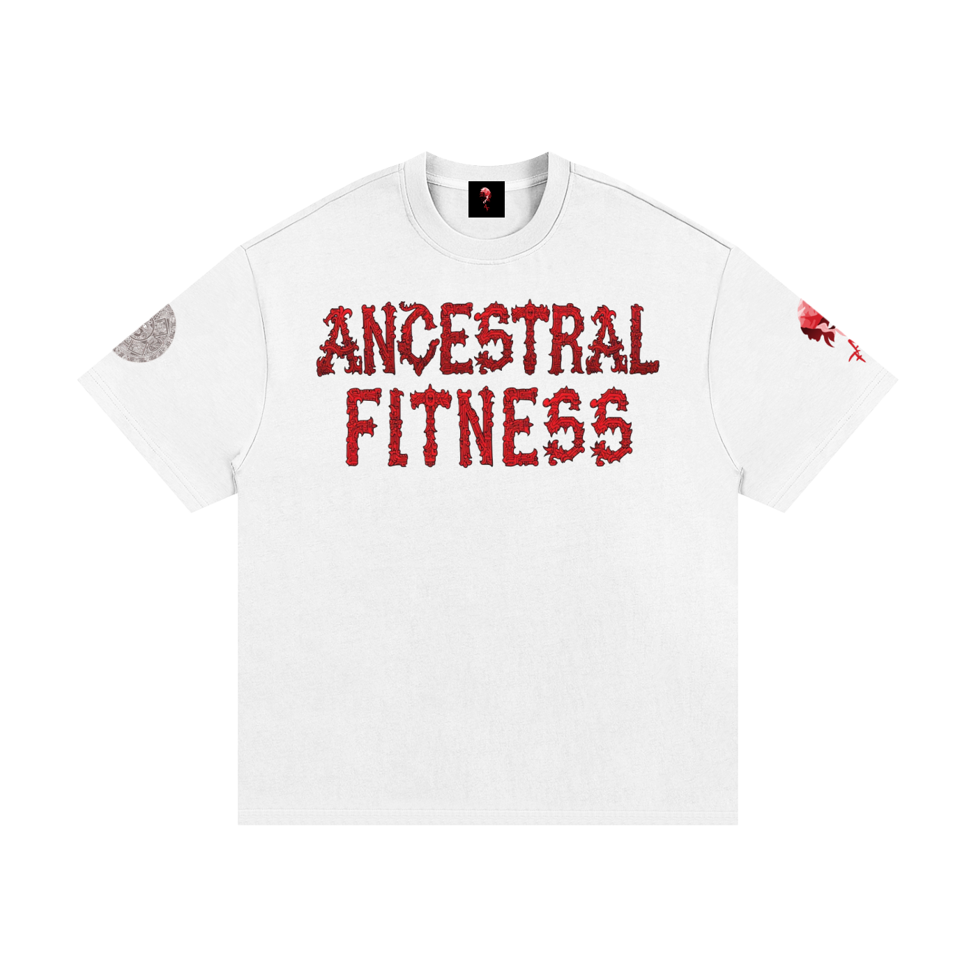 Mictlāntēcutli Heavyweight Cotton T-Shirt