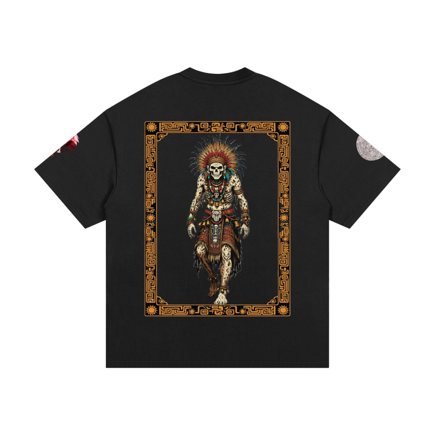 Mictlāntēcutli Heavyweight Cotton T-Shirt