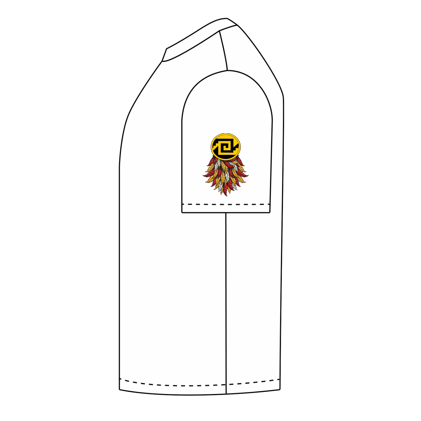 Sangre Mexica Heavyweight Cotton T-Shirt