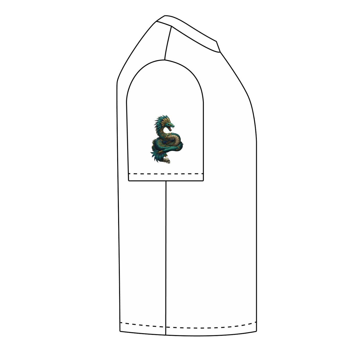 Quetzalcōātl Heavyweight Cotton T-Shirt
